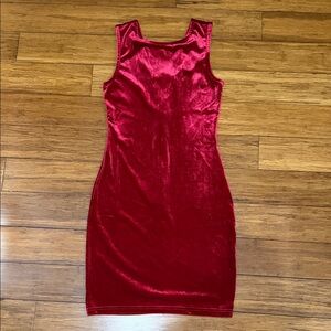 Steve Madden Scarlet Velvet Mini Dress